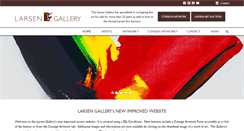 Desktop Screenshot of larsengallery.com