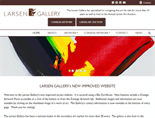 Tablet Screenshot of larsengallery.com